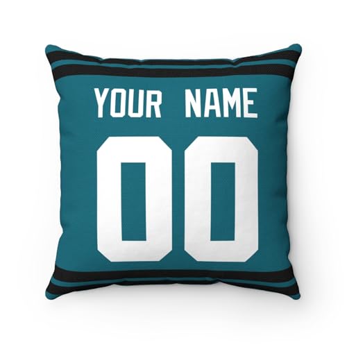 Image of ANTKING Throw Pillow 2 Pack Custom Any Name and Number Personalized Gift for Men Women Boys