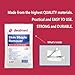 Dealmed Sterile Staple Removal Kit, Includes Staple Remover and Gauze Sponge, Staple Removal Tool Single-Use Kit, Ideal for Hospitals and Clinics (1 Kit)