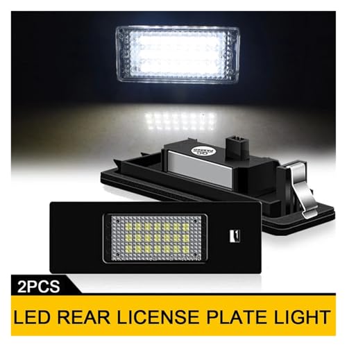 Luces LED para matrícula trasera: iluminación blanca sin fallos en cuadro para BMW 3