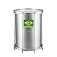 Meinl Percussion Classic Series Surdo - Kleine Samba Trommel - 16 Zoll Durchmesser - 20 Zoll Höhe - Aluminium, Silber (SUC16)