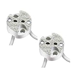 Casquillo universal para bombillas LED y lámparas halógenas con bases G4, GX4, GY4, G5.3, GX5.3, GY5.3, G6.35, GX6.35, GY6