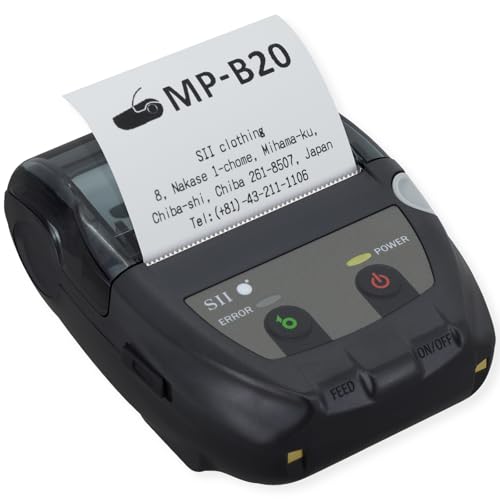 SII MP-B20 モノクロ感熱式プリンター USB Bluetooth接続