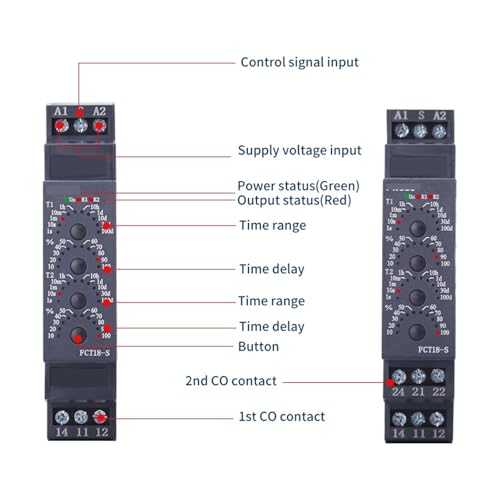 Relais temporisé clignotant pour protéger la commande de pompe 24V - 2