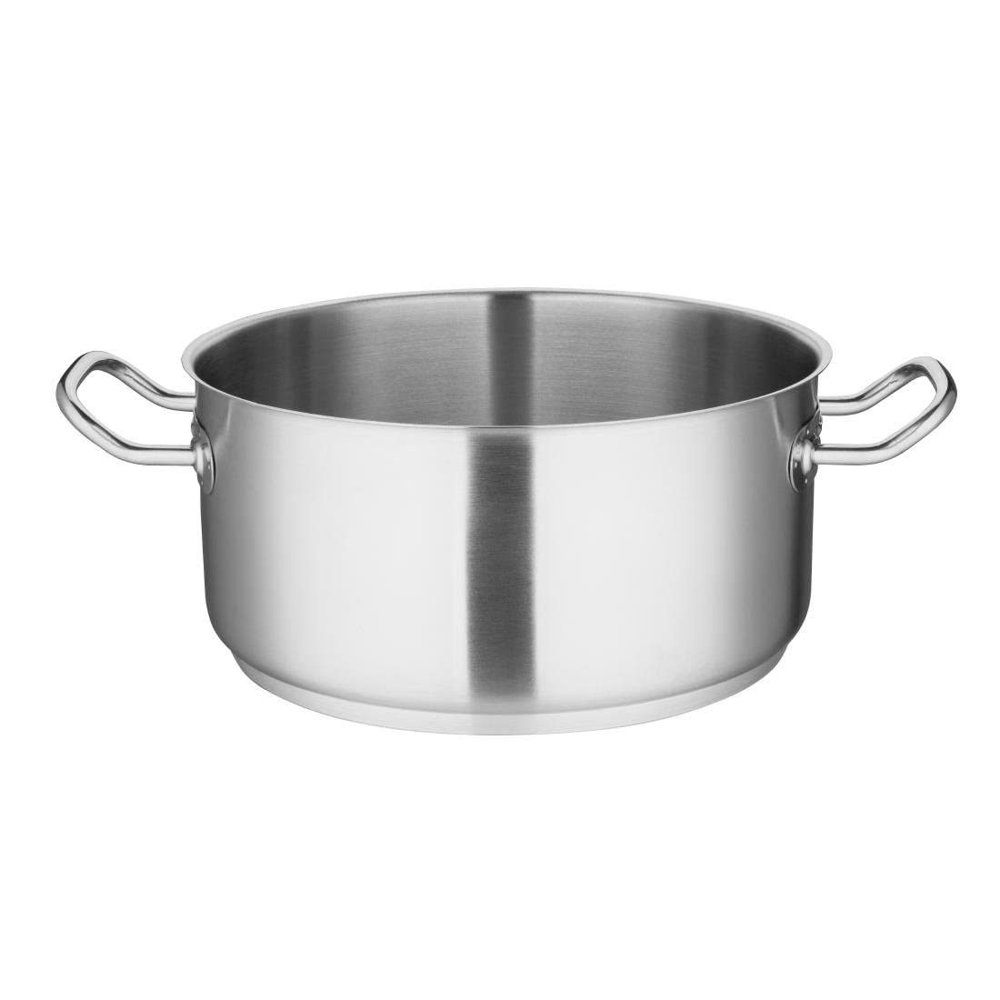 Vogue T177 Casserole en acier inoxydable 14 Pt, 28 cm de diamètre, 12 cm de profondeur, couvercles vendus séparément
