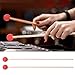 Glomora 2Pcs Drum Beater Stick, Drum Mallet Hammer Musical Instrument Accessories for Xylophone Timpani Snare Drums Percussion Instrument Accessories, Glomorar5s70et43i