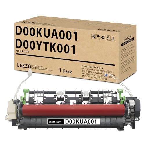 D00KUA001 D00YTK001 Fuser Unit 1-Pack Replacement for Brother D00KUA001 D00YTK001 Fuser Unit for DCP-L2550DW HL-L2350DW HL-L2370DW MFC-L2690DW MFC-L2710DW MFC-L2750DW XL Printers(110V)