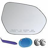 EAP Passenger Side Mirror Glass Compatible with Toyota Camry 2018-2024, Corolla 2019-2025, Prius 2016-2022, Heated 8790202070 8790233150 8790206180 TO1325165 TO1325140