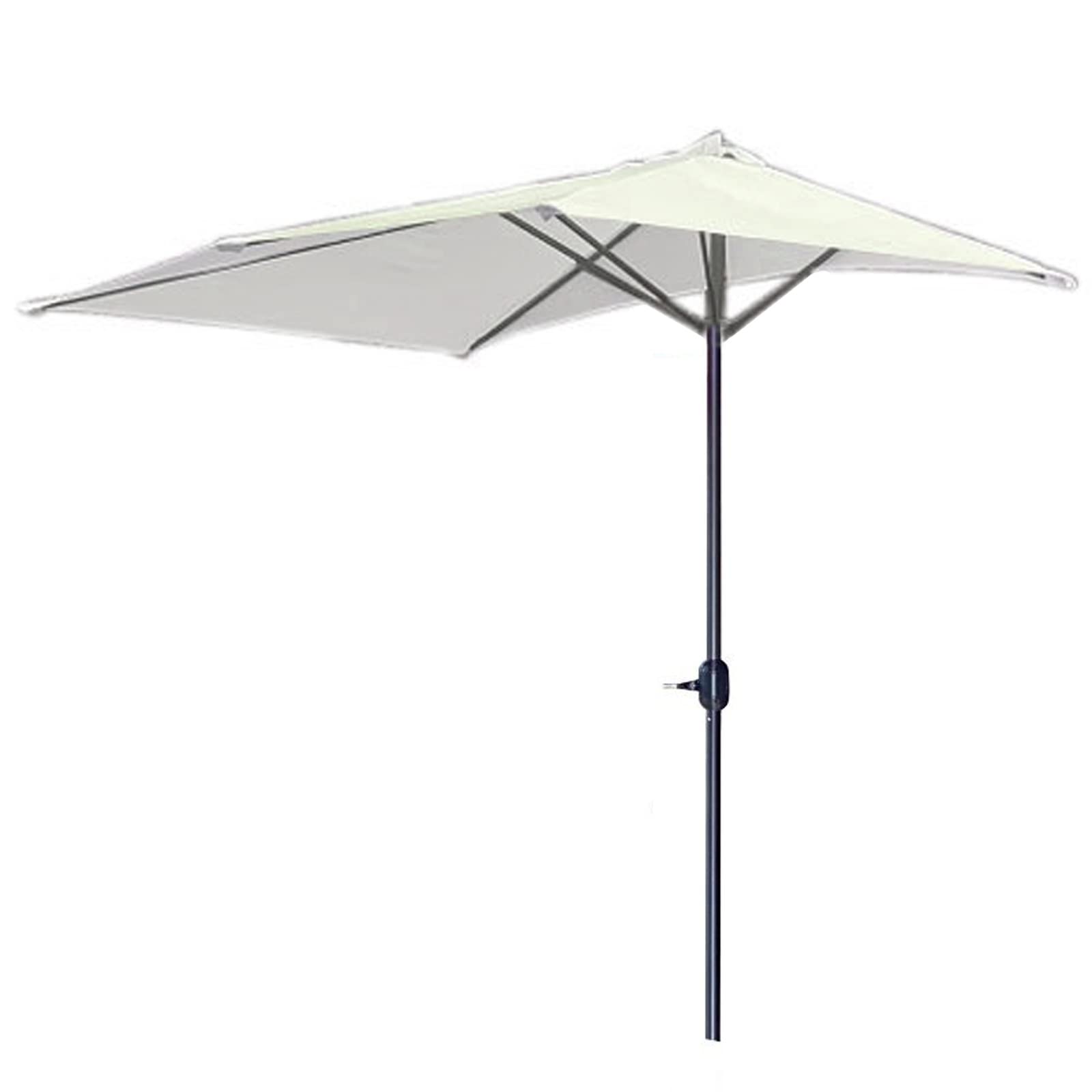 1 PCS 2.5 * 1.2M Garden Sun Parasol, Sun Protection Umbrellas, Replacement for an Ancient Parasol, Easy to Assemble, with 5 Ribs, for Beach/Pool, Patio Umbrella Outdoor(White 2.5x1.2M(98*47INCH))