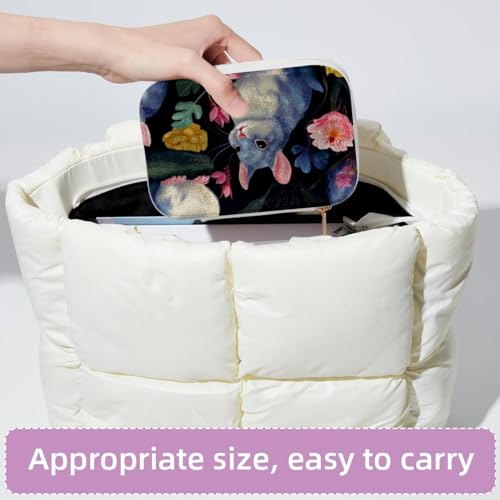 Support bijoux lapin pour filles, idéal rangement voyage - 5