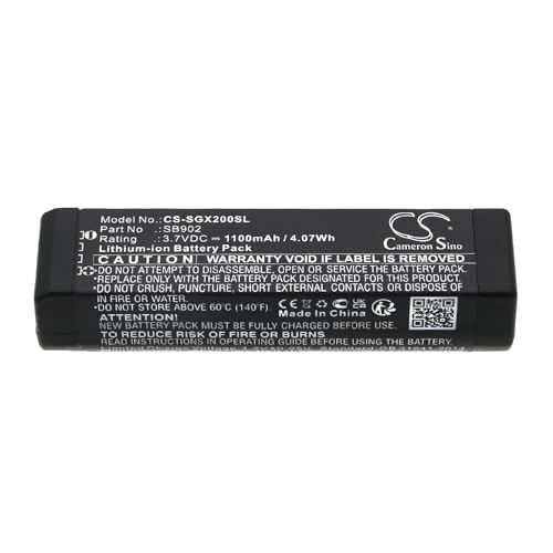 Batterie compatible Shure GLXD1 GLXD2 MXW2 remplaçant le modèle SB902A TECHTEK