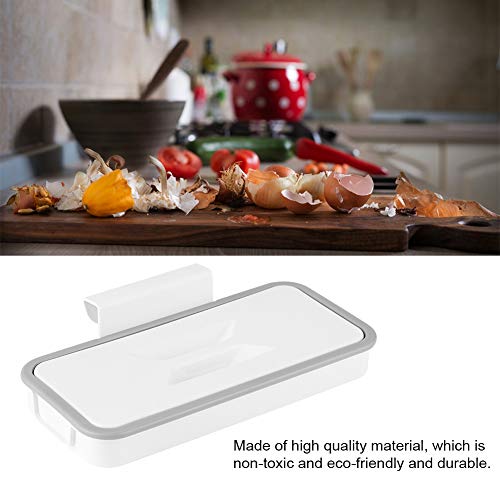 Image of Qiilu Trash Bag Holder for Plastic Bags Naile Kitchen Garbage Bag Holder ing Trash Bag Rack Garbage Waste Holder with Lid for Kitchen Closet Cupboard Accessory