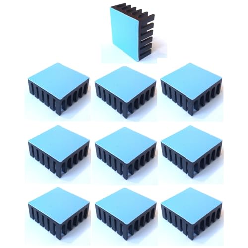 Dissipateur 22mm aluminium anti surchauffe avec adhésif thermique 3M pour mémoire RAM et VGA