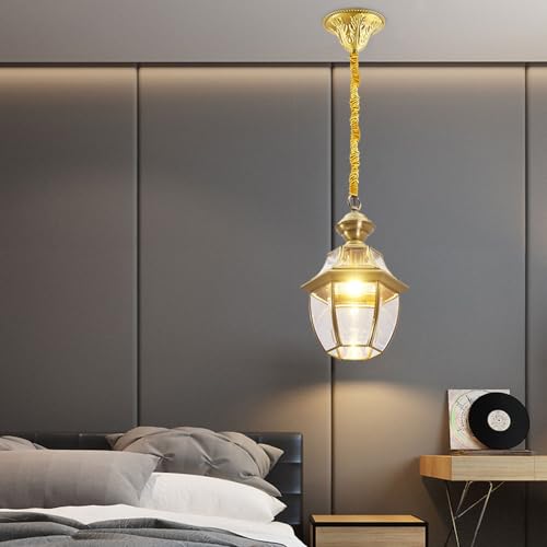 Plafonnier de style mid-century en verre transparent