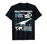 Brachiosaurus fact Sheet Dinosaur Facts T-Shirt