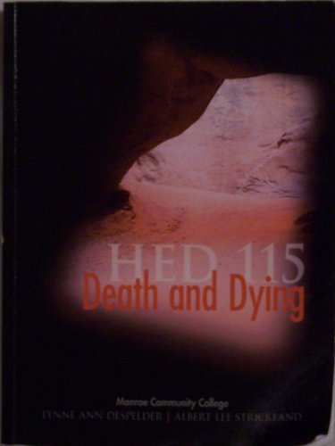 Death and Dying (MCC Custom version of the " Th... 0077667549 Book Cover