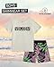 Volcom Baby Boys Swim Set - 2 Piece Short Sleeve Swim Shirt Graphic Tees & Board Shorts - Infant Toddler Little Boys Swimsuit, Size 4T, White Multi