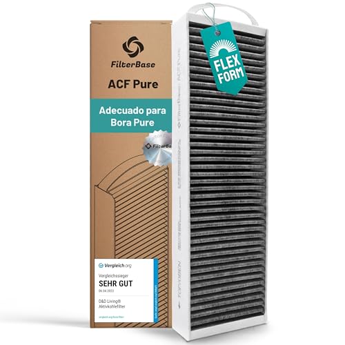 FilterBase® Filtro de carbón activado compatible con el filtro Bora Pure PUAKF | Filtro de carbón...