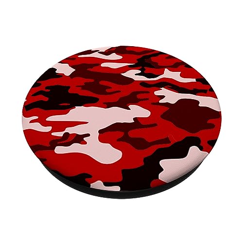 Pop Military Camouflage Pattern, Red Camo