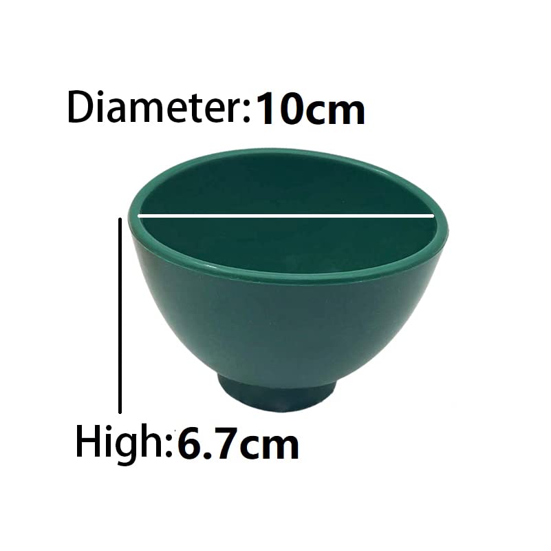Set de 4 tazones flexibles de goma para mezclar miniatura 6