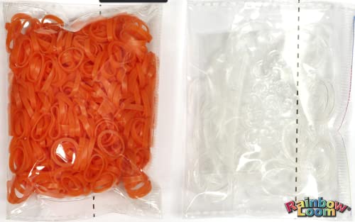Bandas Rainbow Telares Alpha naranja, gomas elásticas para tejer pulseras 2
