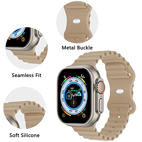TopPerfekt Ocean strap Compatible with Apple Watch Ultra strap 42mm 44mm 45mm 49mm - Image 2