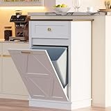 YESHOMY Tilt Out Trash Cabinet,10 Gallon Hidden...