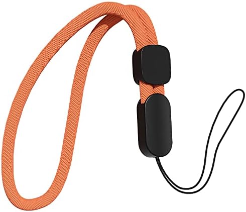 Oakxco Airpods Pro 2 Lanyard Loop Adjustable Hand Wrist Nylon Strap, Compaitbie with Airpods Pro 2nd Generation 2022 Released, Airpods 1st/2nd/3rd/Pro Case with Ring, Phone Case with Hole, Orange