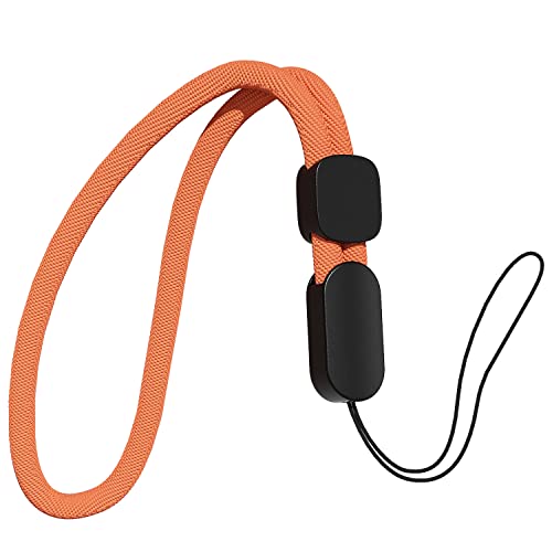oakxco Lanyard Compatible with Airpods Pro 2 Loop Adjustable Hand Wrist Nylon Strap Lanyard for Cell Phone/Camera/Switch/iPods Pro 2nd/Airpods 1/2nd/3rd/Pro Case Orange