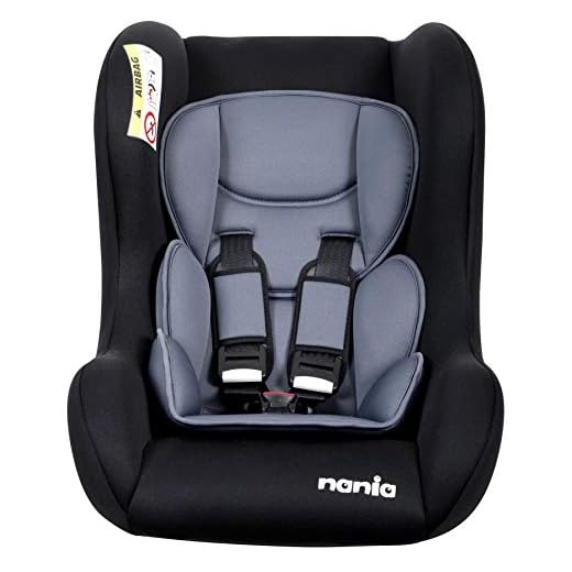 Cadeira Para Auto Nania Trio Accès Foncé, Nania, Preta, 0 a 25 Kg