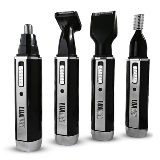 Aparador De Pelos Elétrico Barbeador Kit 4 Em 1