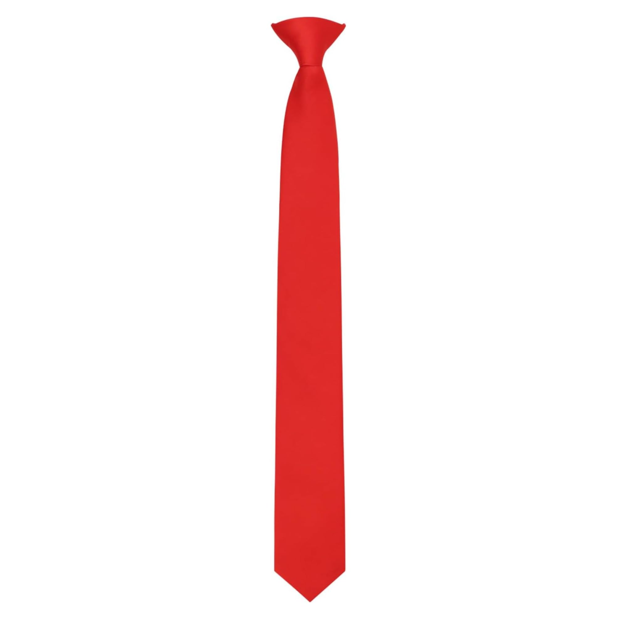 young arrow Premium Satin Solid Clip-On Tie for Men - Readymade Formal Necktie for Office, Wedding & Party - 3 Inch Classic Width Pre-Tied Knot-picture-14