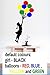 Produktbild Banksy Mädchen mit bunte Luftballons Ver 2 ENHANCED Wandtattoo, schwarz, Giant: 140cm x 350cm / 55" x 138"