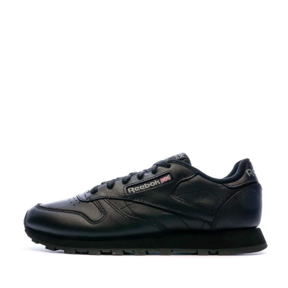 Reebok Womens Classic Leather Sneaker, Black 2, 7.5 US