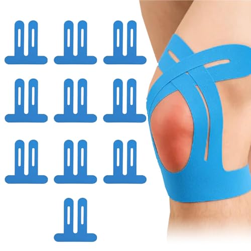 Tapex Kniegelenk 10 Stück Tapex Tape Knie Ergonomischem Design Einfach Anzuwenden und Hautfreundlich für Alltag und Sport