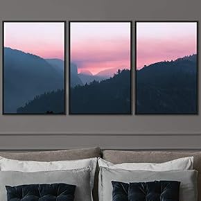 signwin 3 Piece Framed Canvas Wall Art Abstract...