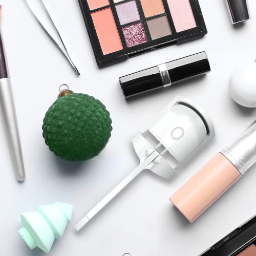 Huakarad Heated Eyelash Curler, Electric Eyelash Curlers, Usb Rechargeable Eye Lash Curler With Comb, 3 Heating Modes Quick Natural Curling Eye Lashes For Long Lasting 1.0 Ounce #TOP6