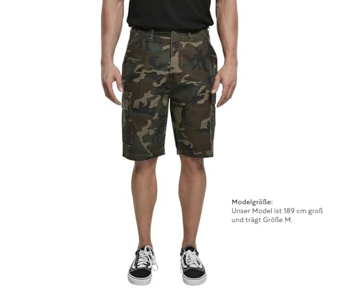 Brandit Bdu Ripstop Shorts, Uomo, Woodland, 3XL - 2