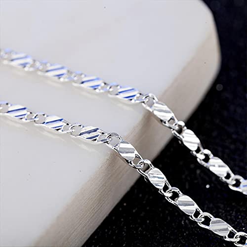 Collier chaîne serpent plat le cadeau mixte idéal pour célébrer