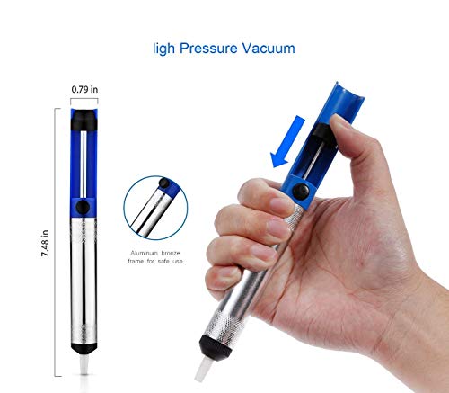 Image of Solder Sucher Desoldering Vacuum Pump Solder Removal Tool, One Hand Operation, Very Sturdy