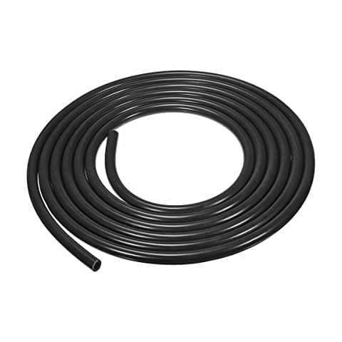 AOCISKA 10 Ft Silicone Vacuum Tubing,Universal High Performance Automotive Silicone Vacuum Tubing Hose line,1/4" Inner Diameter Hose,automotive Replacement Vacuum Hose Line(Black) Cover