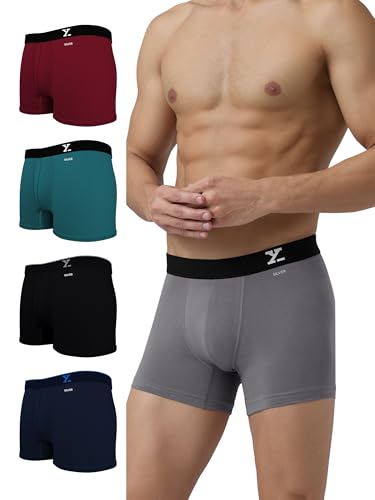 Image of XYXX Men's Aero Super Combed Cotton Regular Fit Solid Antibacterial Trunk