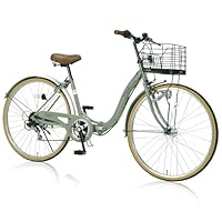 LUELLA シティサイクル 26インチ ホワイト バスケット付き LUELLA シティサイクル 26インチ ホワイト バスケット付き LUELLA