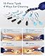 Ohrenschmalz Entferner Otoskop, Ohrenschmalz Entfernung Kamera Licht Tool Set, HD Flexible Ear Cleaner, Painless Visual Tweezers Remover, für Ohren/Nasen/Hals-Untersuchungen, für Adults/Children