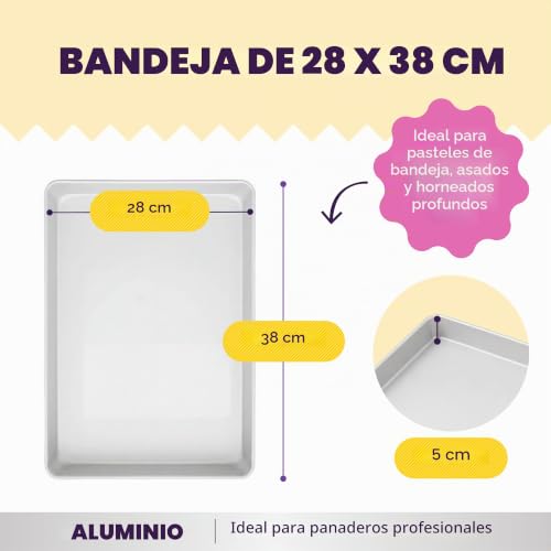 Molde Wilton Performance Pan de 11x15 de aluminio resistente para tartas estables 4