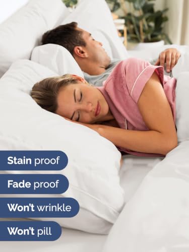 Image of Extra Deep Pocket Twin Sheet Set - Breathable & Cooling - Antique White