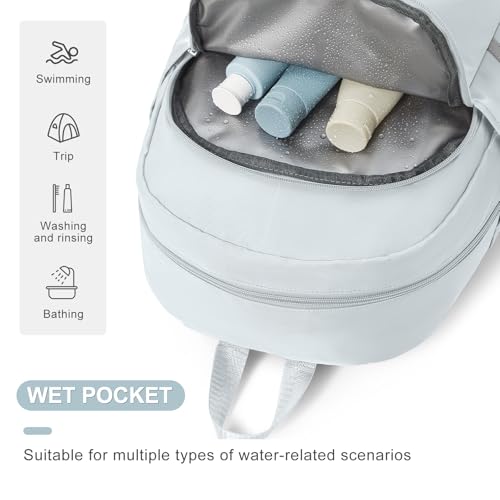 Image of coofay Gym Backpack For Women, Gym Bag with Shoe Compartment