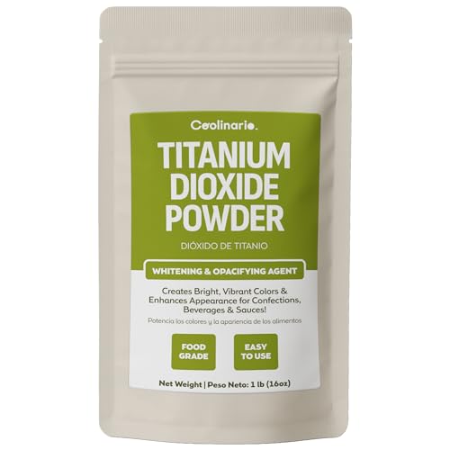 Coolinario Titanium Dioxide Powder (1 LB) Food Grade