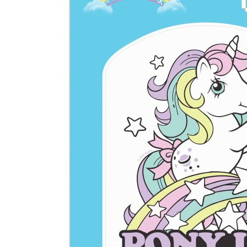 Image of Hasbro My Little Pony Pony Up Adhesive Vinyl Decal | Fun Character Sticker for Laptop or Water Bottle