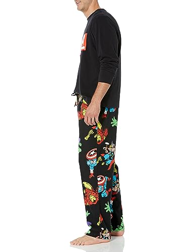 Image of Amazon Essentials Disney | Marvel | Star Wars Men's Flannel Pajama Sleep Sets