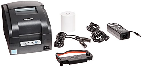 Bixolon SRP-275IIC Impact Receipt Printer with Serial Interface, 5.1 lps Print Speed, 144 dpi Print Resolution, 2-1/2" Print Width, 24 VDC, Black